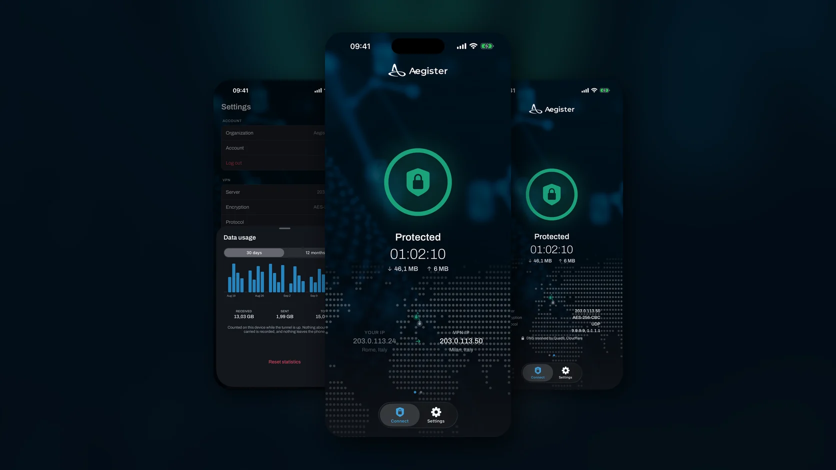 Aegister VPN 2.0 per iPhone e iPad
